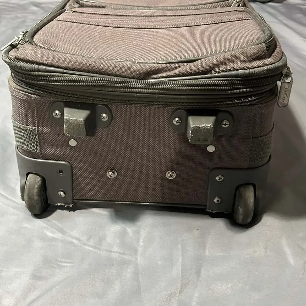 Delsey Grey Softside Rolling Carry-On Luggage